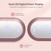 ORZ Audífonos inalámbricos, Bluetooth 5.3, Hi-Fi Estéreo Cascos, Pantalla LED,