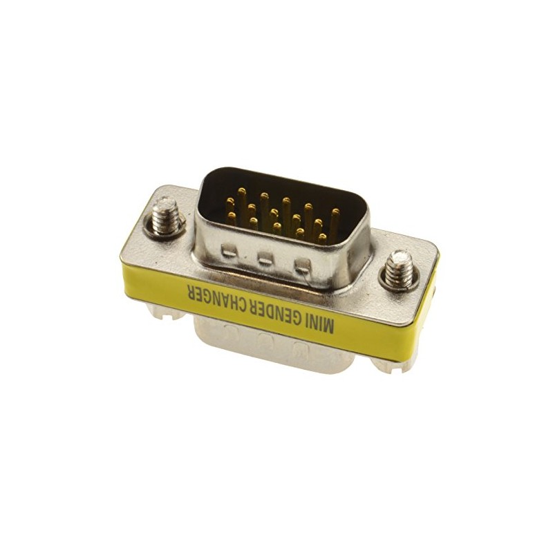 kenable Gender Changer - HD15 (15pin) SVGA VGA Coupler Male