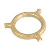 B&P Lamp® 3-Way Uno Bridge Adapter, Brass Plated & Lacquered