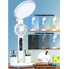 LED Desk Lamp, Eye-Friendly Reading Lamp, Desk Lamp with Fan,