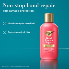 OGX Repair & Protect Bond Protein Repair Pre-Shampoo, Pre-Shampoo Treatment, Formulated without Para-bens, Sulfate-Free Surfactants, 8.4 fl. oz