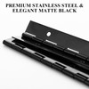 AKOLAFE 16 Pack 6 Inch Black Piano Hinge Heavy Duty