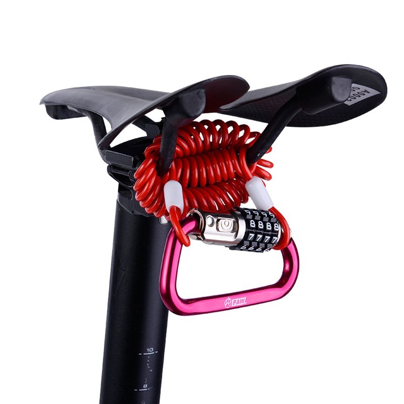 Extrbici Bicycle Code Hook Lock Zinc Alloy 4 Digit Password