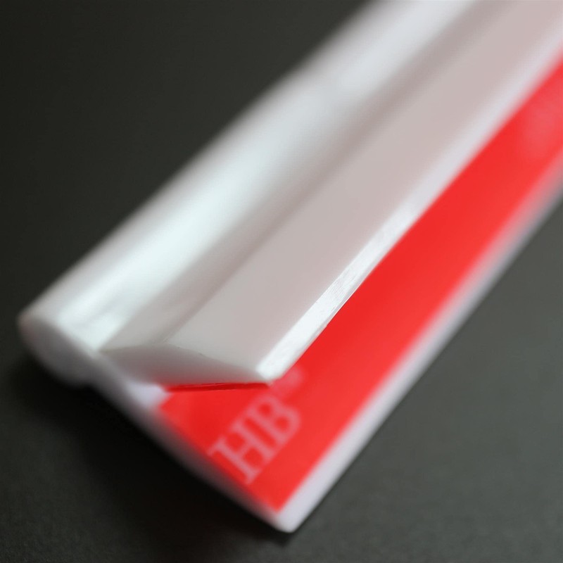 4 x 200mm White Acrylic Hinges. No glue required, Self
