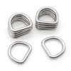 10 Pcs 304 Stainless Steel Heavy Duty Welded D Ring