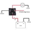 12V on/Off Fuse Relay, 30A Automotive 4-pin Fuse Socket Mount,