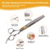 7 Inch Professional Dog Grooming Scissors Kit, 6-in-1 Pet Grooming
