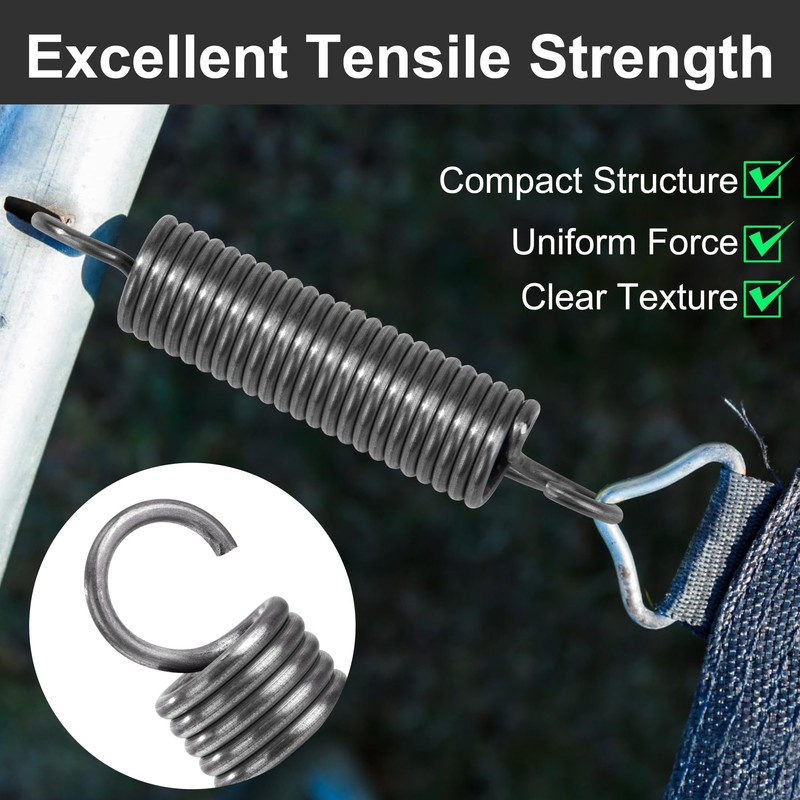 GUNGY Extension Spring 90mm Tension Spring With Dual Hook in