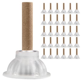 Ipetboom Moxibustion Sticks and Base 50 Sets Mini Moxibustion Sticks Traditional Moxa Sticks Body Acupuncture Moxibustion Stick Handmade Moxibustion Roll Mugwort Sticks