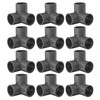 Felimoa PVC Pipe Fittings, PVC Pipe, 3-Way, 3-Way Elbow, Pipe