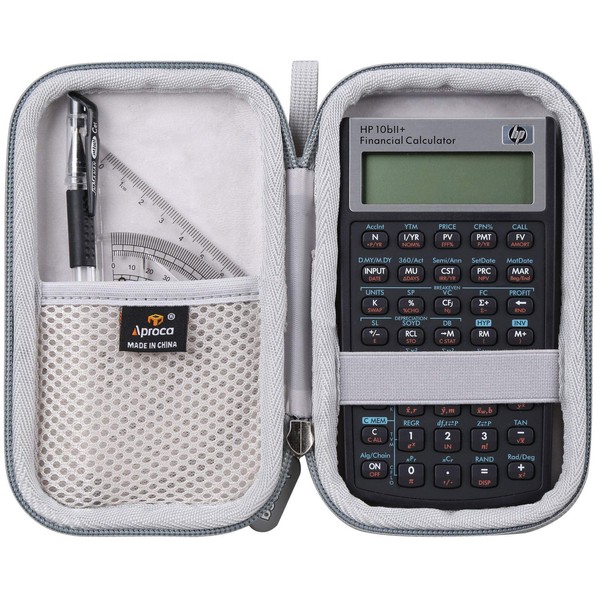 Aproca Hard Storage Travel Carrying Case for HP 10bII+ Financial Calculator