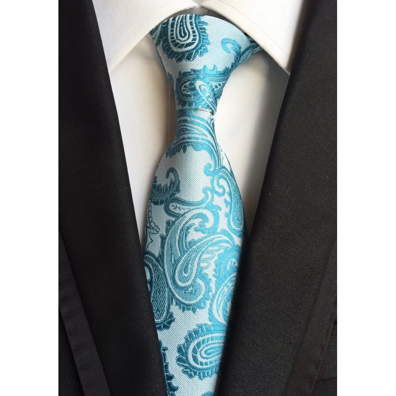 Corbatas de cachemira para hombre, diseño de lujo, estilo jacquard,