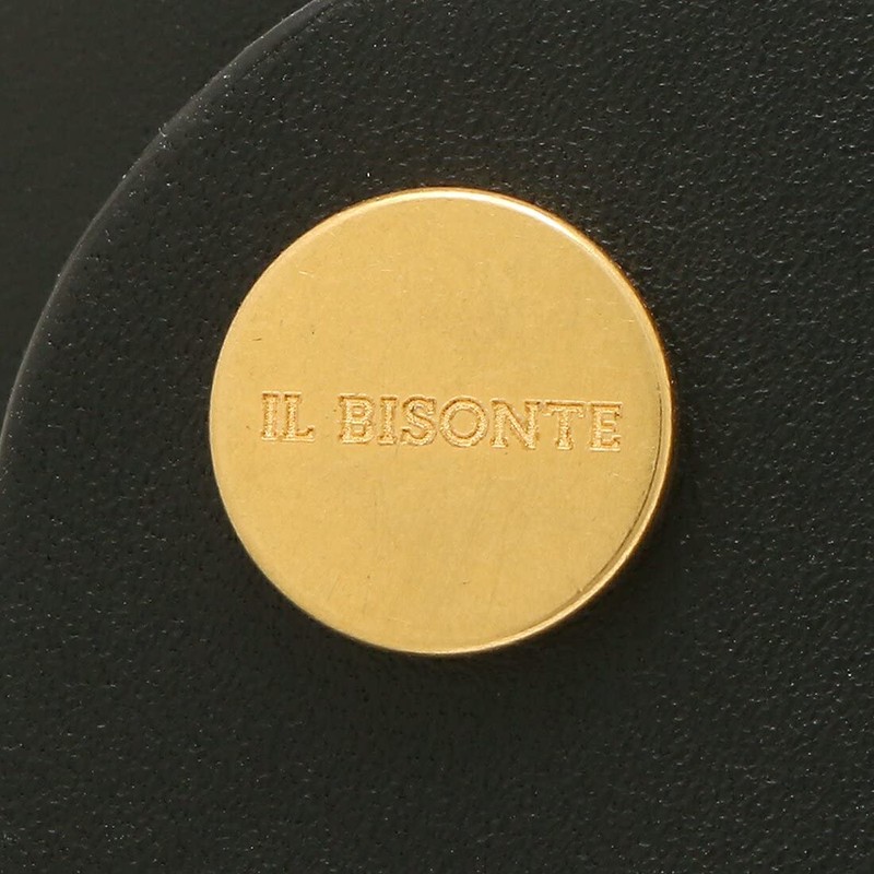 IL BISONTE SKH115 PV0039 BK255B Key Case, Key Holder, Black,