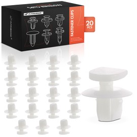 A-Premium 20PCS Nylon Retainer Clip Fasteners Compatible with Nissan Altima, Rogue, Sentra, Versa, Frontier, Murano, Pathfinder, Maxima, Titan, Armada, Juke, LEAF, Kicks, NV200, NV1500, NV2500, NV3500