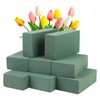 CCINEE 8 Pcs Floral Foam Bricks,Mini Florist Flower Foam Green