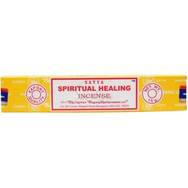 Satya Nag Champa Spiritual Healing Incense Sticks | x1 pack | comes with SAMASIA bookmark | Incense can be used for Aromatherapy, Spa, Yoga, Weddings, Meditation, Healing, Positivity and Relaxation