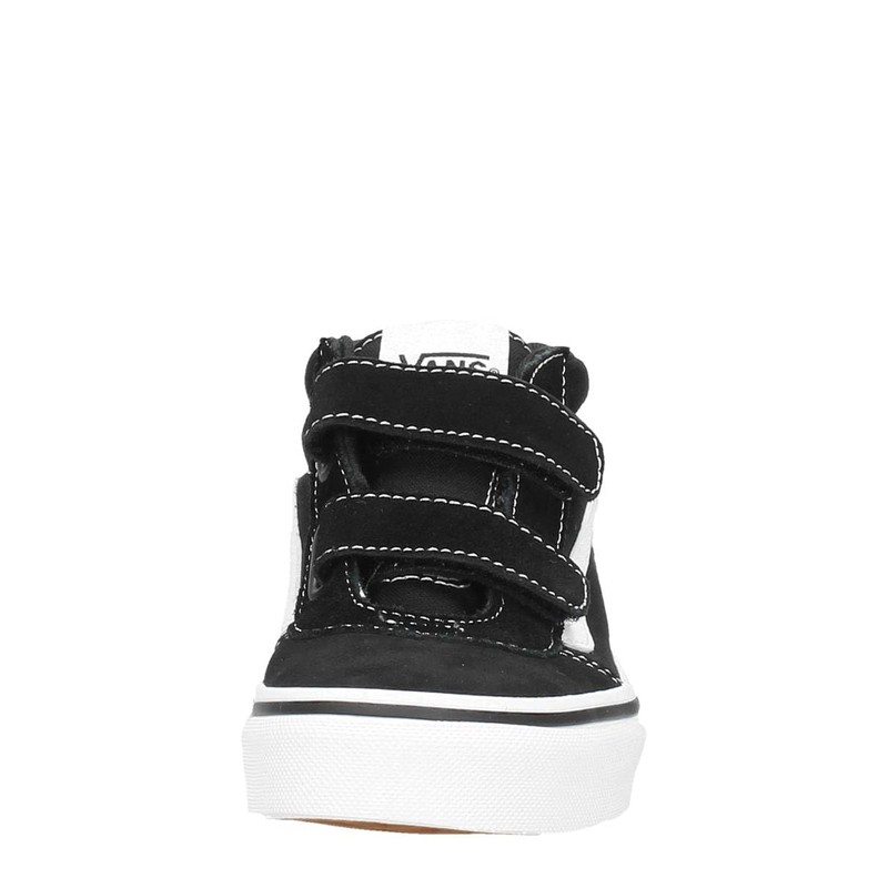 Vans Unisex Boys' Ward Mid V Trainers, (Suede/Canvas) Black/White, 38