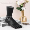 Framendino, 2 Pack Black Mannequin Foot Display Holder Stand for