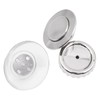 WANGCL Set of 2 Magnetic Soap Dishes with Suction Cup,