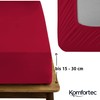 Komfortec Microfibre Fitted Sheet 180 x 200 cm, Soft Fitted