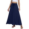DB MOON Womens Maxi Skirt 2025 Casual Flowy Elastic High