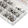 POKAR Rivet Nuts 200 Pieces Threaded Rivet Nut Pliers Set