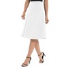 Urban CoCo Women's A-Line Elastic High Waist Flare Work Midi