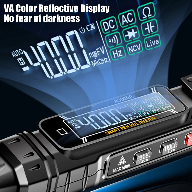 Pen Shaped Multimeter Digital High Accuracy Smart Professional Multimeter for