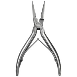 WEDO Long Nose Pliers,Stainless Steel Needle Nose Pliers,Spring Loaded,Length 200mm(8"),Precision Extra Long Needle Nose Plier with Wire Cutters,Corrosion Resistant,Comfort Grip Handles