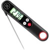 AOOSA Meat Thermometer, Instant Read Cooking Thermometer with Foldable Probe