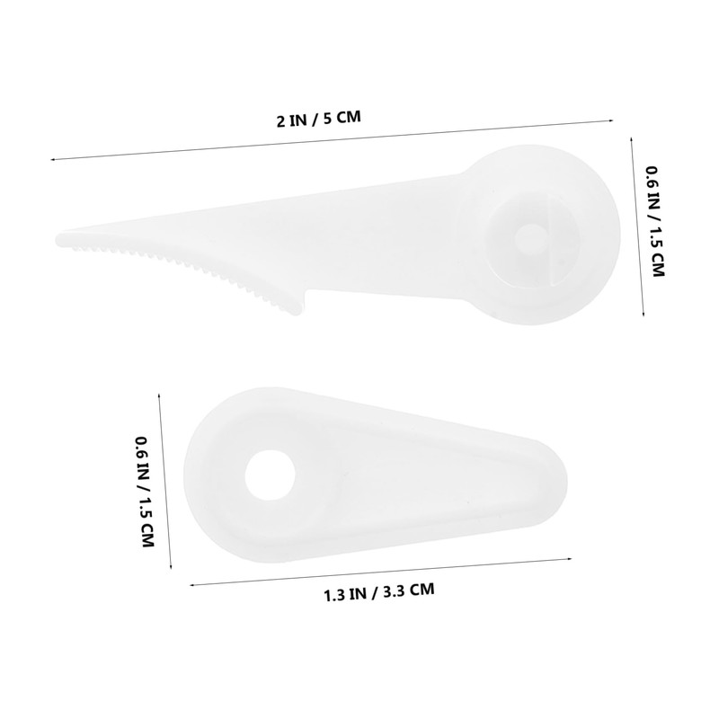 DOITOOL 6 Pack Installation Clips Ceiling Flush Mount Lamp Shade