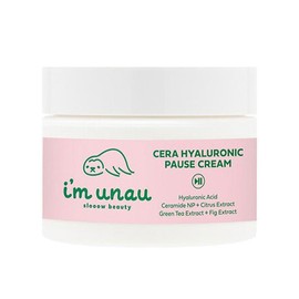 I'm unau CERA HYALURONIC PAUSE CREAM, Vegan Facial Moisturizer with Ceramides, 1.69 fl. oz(50 ml)