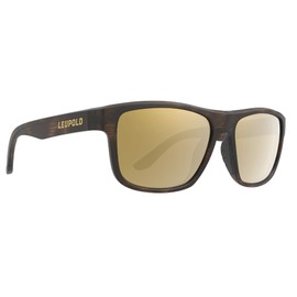 Leupold Katmai Performance Eyewear with Matte Tortoise Frames and Bronze Mirror Polarized Lenses