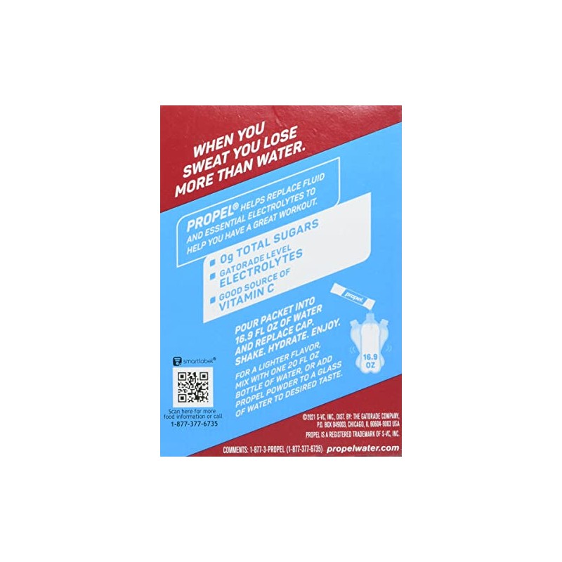 Propel Zero Sugar Black Cherry 10 Count (Pack of 1)