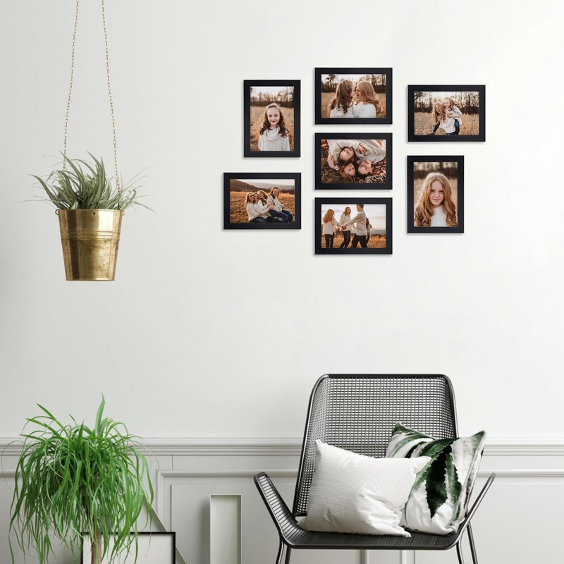 Giftgarden 3.5x5 Picture Frame Black Thin Photo Frame 3 by