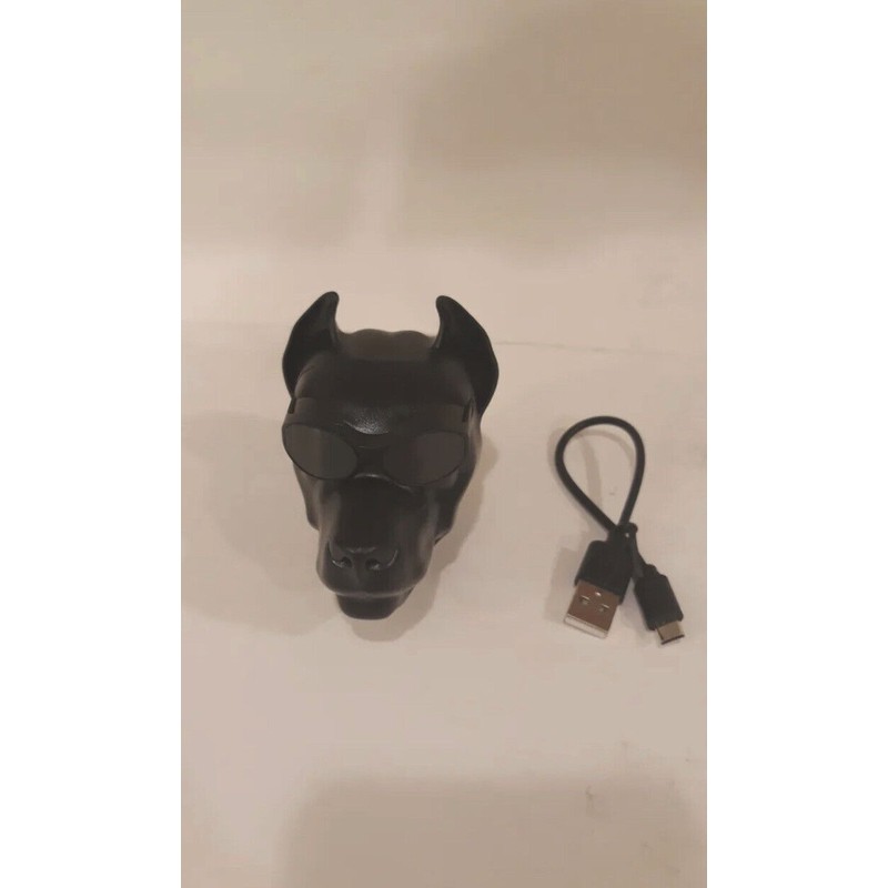 Smart Theater Wireless Speaker Rechargeable Black Dog with Shades with