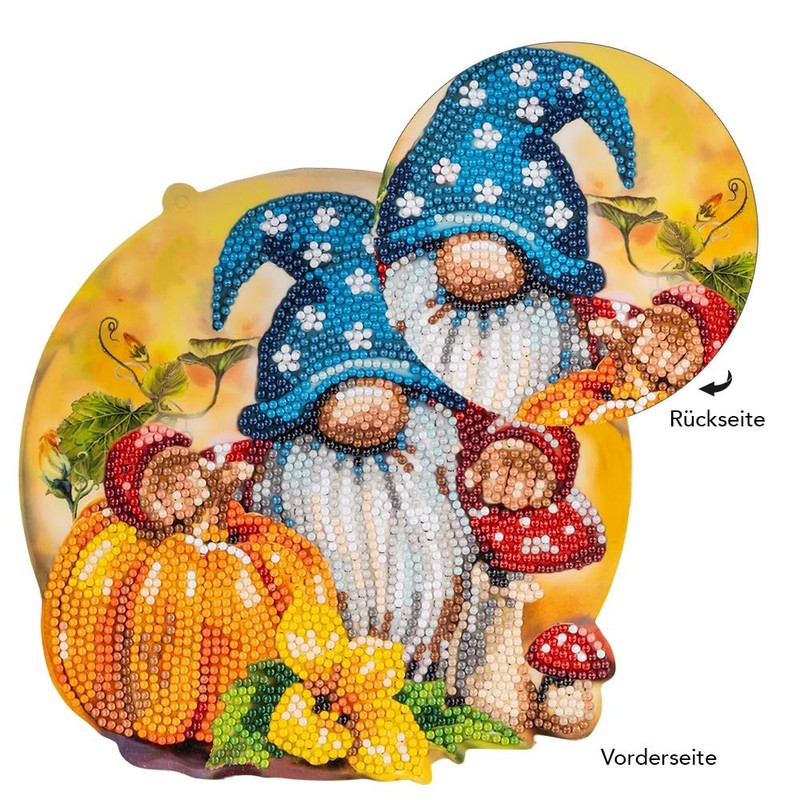 Ideen mit Herz Diamond Painting Window Decoration | Double-Sided Print