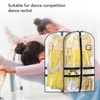 2pcs Garment Bags for Hanging Clothes Transparent Clothes PVC Dustproof