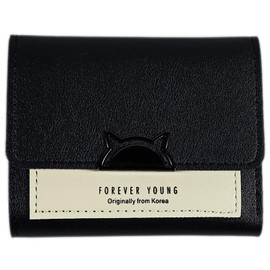 Panyue Women's Mini Wallet, Trifold Wallet, Women's, Mini Wallet, Small Purse, Cat
