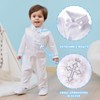 Booulfi Baby Clothes 12-18 Months Boy Bow Tie White Formal
