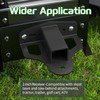 Zero Turn Lawn Mower Hitch with 2" Receiver，6mm Thicker Heavy