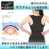 FiCOLY FSTW-1 Women's Sauna Suit, Vest, Sweat Sauna Suit, Washable,