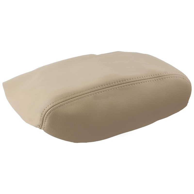 AUTOKAY Leather Armrest Center Console Lid Cover Fits for Honda