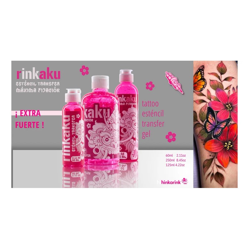 Tattoo Stencil Transfer Gel Hinkarink 60ml Pega Stencil
