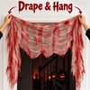 2 pcs Halloween Bloody Gauze Decorations, Horror Bloody Cloth Door