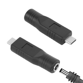 caojunzhen for Starlink Mini Power Cable USB C to DC Adapter, Type-C Male to DC Female Power Cable Adapter, DC Female 5.5x2.1mm, for Starlink Mini, for 20V/65W+ Type-C PD Power Supply (1Pack)