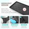 SIKADEER 40" x 22" Under Sink Mat Waterproof, Silicone Mat
