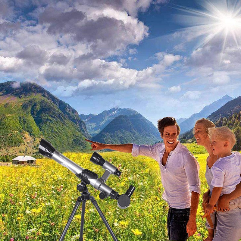 Outdoor Monocular Astronomical Telescope With Tripod for Kids Adults Portable