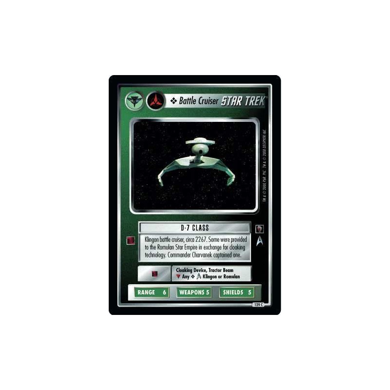 Decipher Star Trek CCG 1E MM Mirror Mirror Battle Cruiser