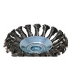 Twisted Wire Brush for Angle Grinder Flat 100 mm -